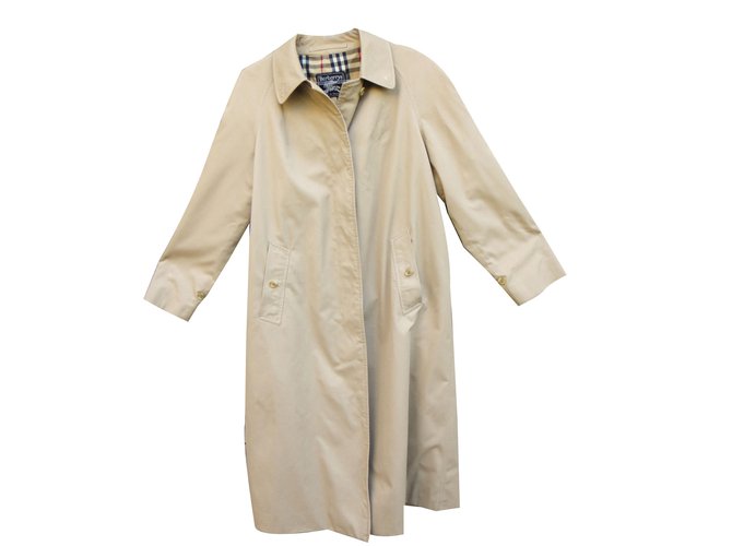 Burberry Trenchcoats Beige Baumwolle Polyester  ref.41635