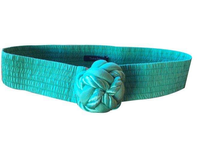 Tara Jarmon Belts Green Silk  ref.41637