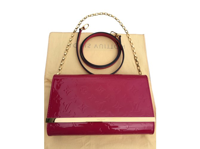 Louis Vuitton ANA Pink Patent leather  ref.41641