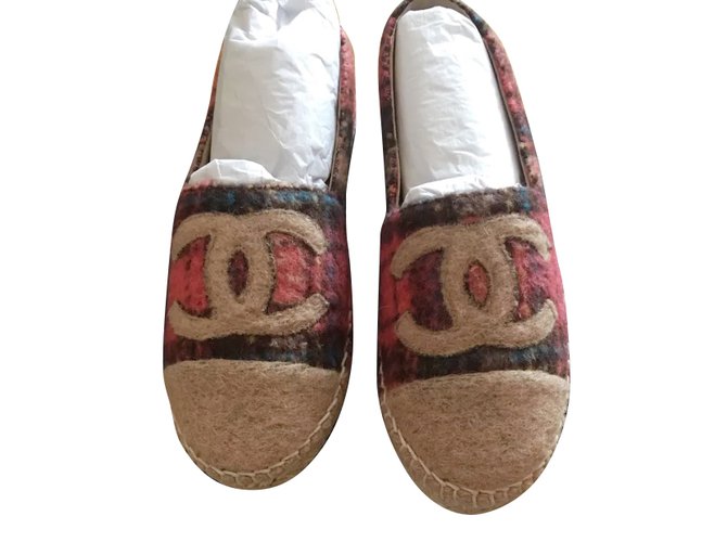 Chanel Espadrilles Red Rubber  ref.41730