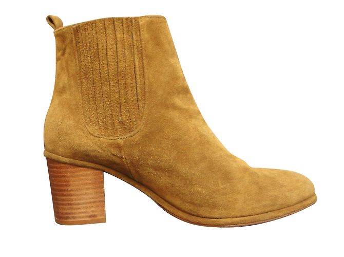 Bottines Chelsea Opening Ceremony Velours de Veau Moutarde 38