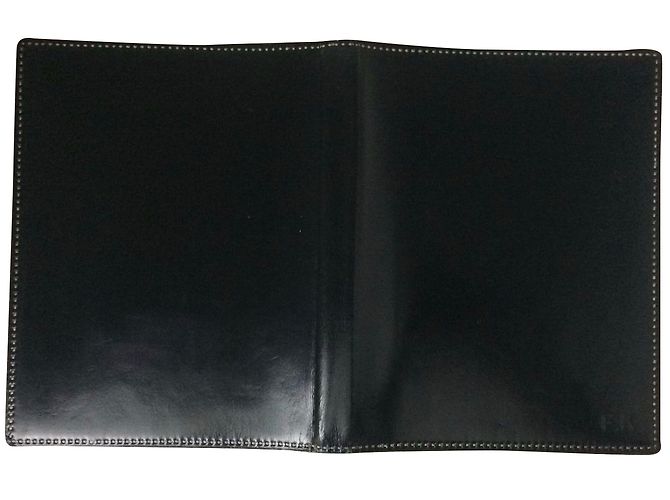Hermès Agenda caja caja cuero Negro