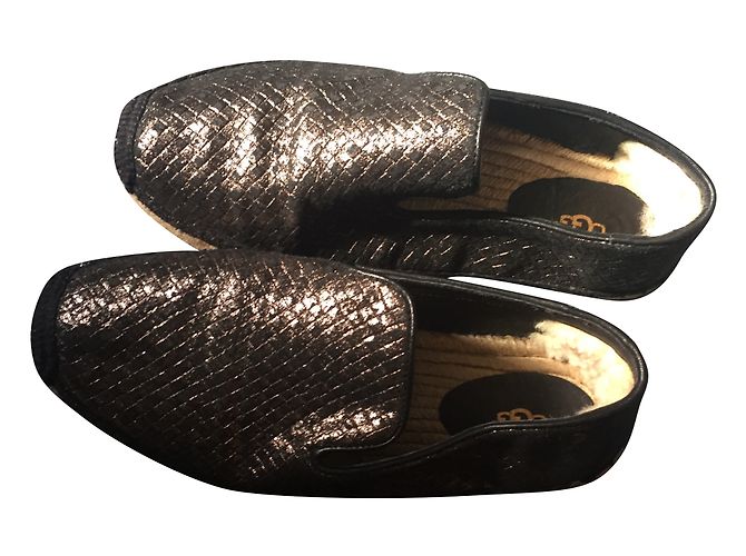 Ugg Espadrilles Bronze Leder 39FR 