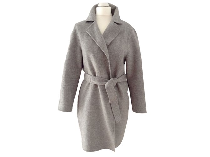 Weekend Max Mara Coat Grey Wool  ref.41941