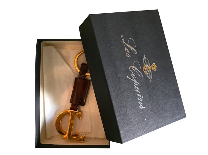 Les Copains Set di gioielli Marrone D'oro Pelle  ref.41978