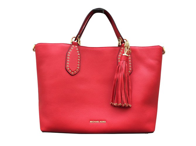 Michael Kors Handbag Red Leather  ref.42173