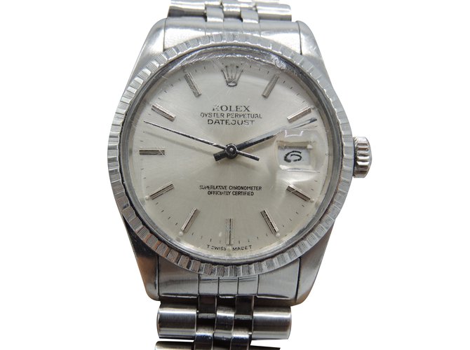 Rolex OYSTER PERPETUAL DATEJUST VINTAGE Argento Acciaio  ref.42259