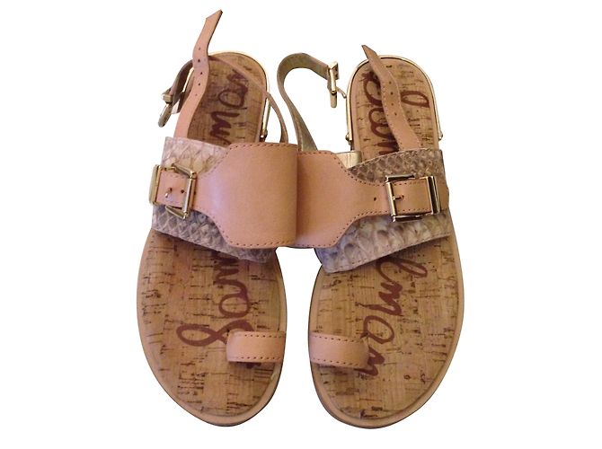 Sam Edelman flat sandals Black Caramel