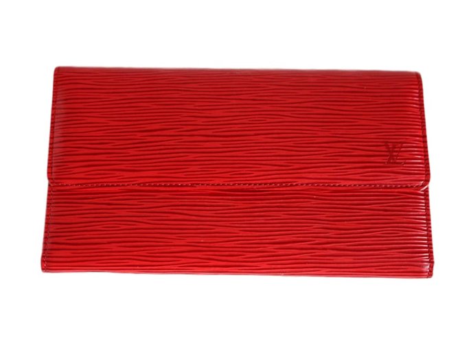 Louis Vuitton sarah épi cuero Roja  ref.42387