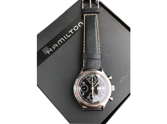Autre Marque Hamilton orologi automatici Argento Acciaio  ref.42422