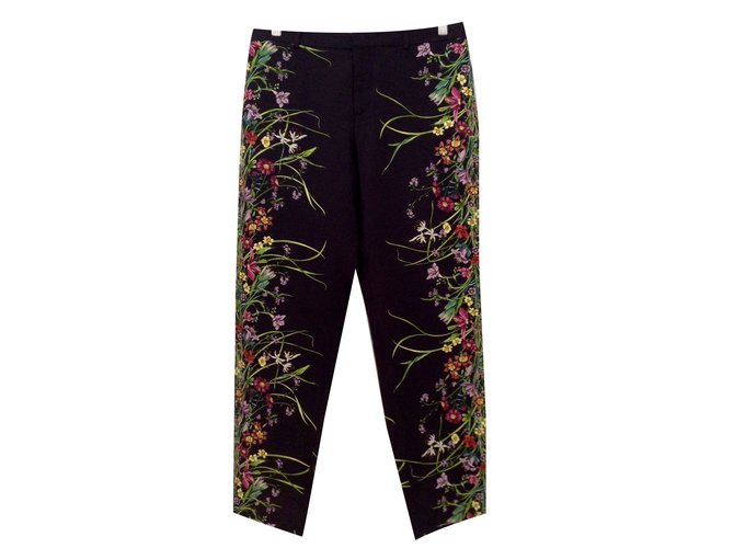 Gucci Pants, leggings Multiple colors Silk  ref.42511