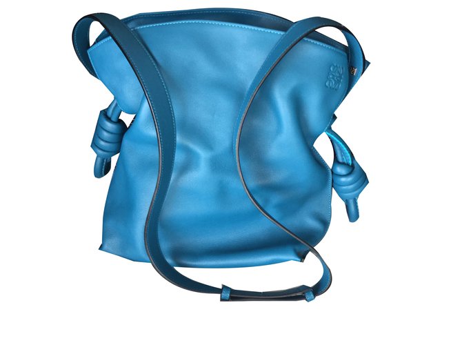 Loewe Handbags Blue Leather  ref.42515