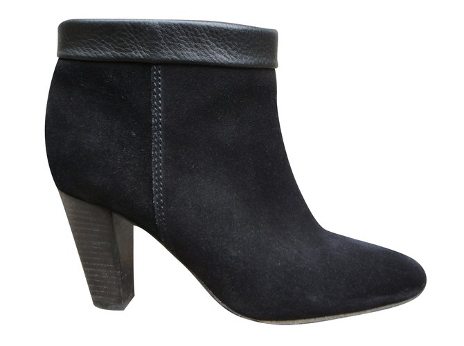 Isabel Marant Botines Negro Gamuza  ref.42604