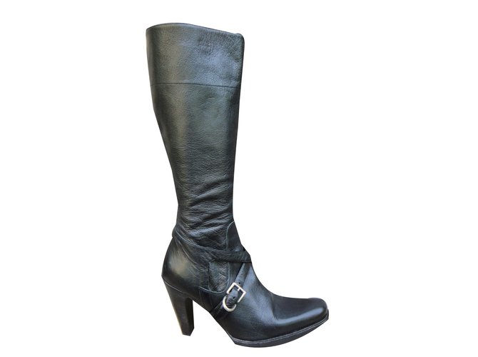 Prada Boots Black Leather  ref.42653
