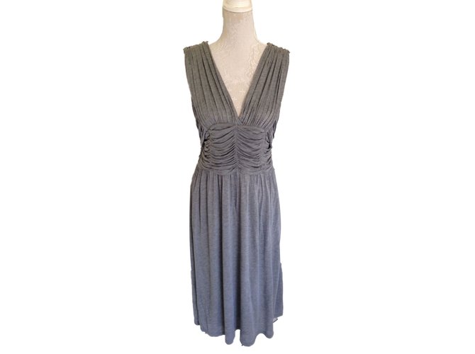 Burberry Dresses Grey Viscose  ref.42705