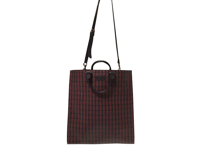 Borsa Tote Gucci in Pelle Blu Marina Multicolore