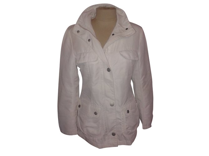 Burberry Saharan jacket Eggshell Polyamide  ref.42874