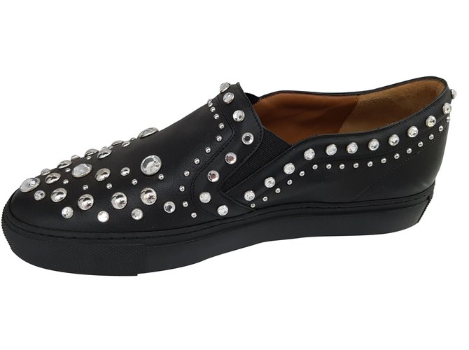 scarpe da ginnastica Givenchy nuove dimensioni mai indossate 37 eu jewell Nero Pelle  ref.42883