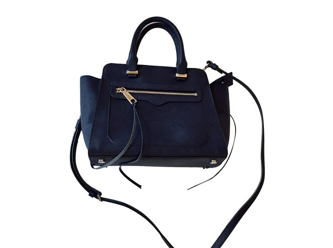 Rebecca Minkoff Handbags Navy blue Leather  ref.42965