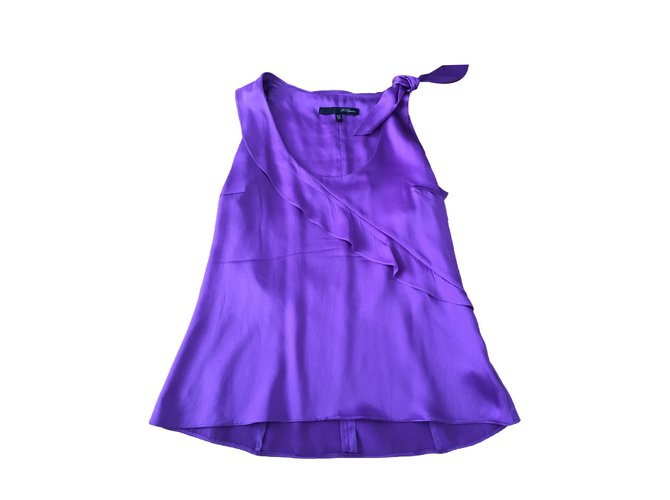Les Copains Set Purple Silk  ref.43061