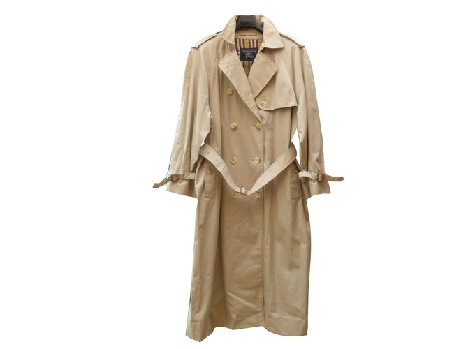Burberry Trenchs Coton Beige  ref.43073