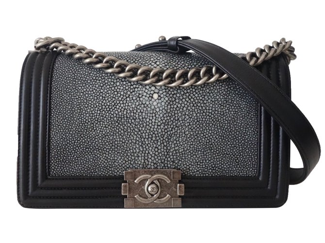 Chanel BOY GALUCHAT Multiple colors Exotic leather  ref.43092