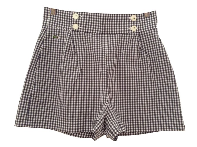Lacoste Pantalones cortos Negro Algodón  ref.43154