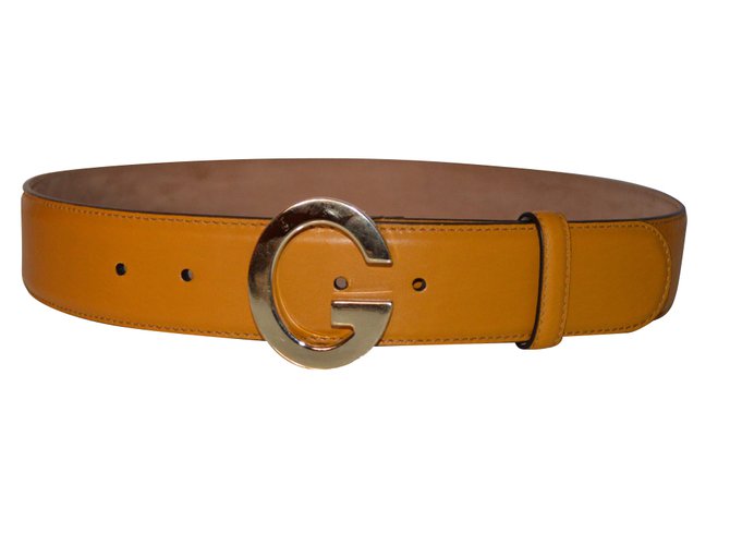 gucci belt yellow