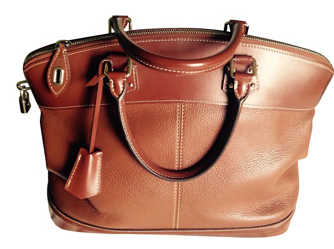 Louis Vuitton L. Vuitton suhali lockit GM Marron