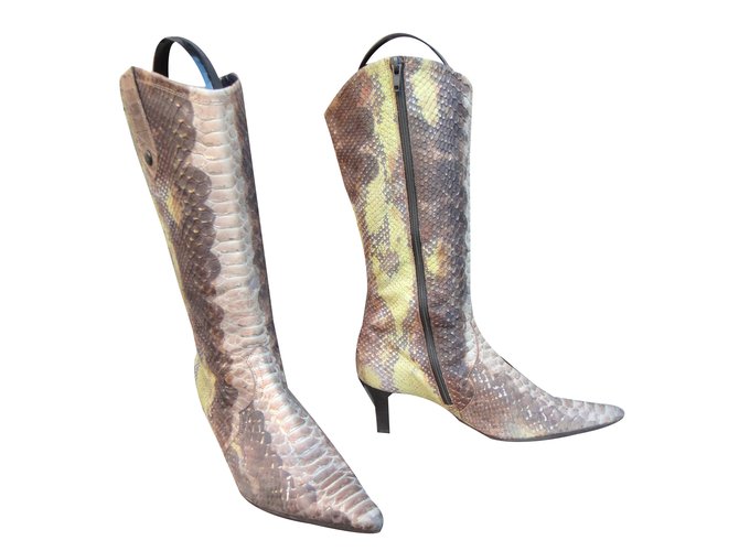 Autre Marque Botas Peter Kaiser em couro efeito python Multicor