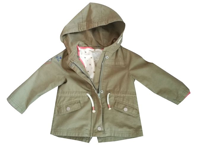 Zara Parka Kaki Fille 2 ans