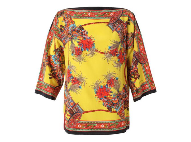 Dolce & Gabbana Blouse Multiple colors Silk  ref.43279
