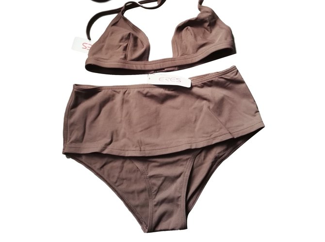 Eres Maillot de bain Polyamide Marron clair ref.43323 - Joli Closet
