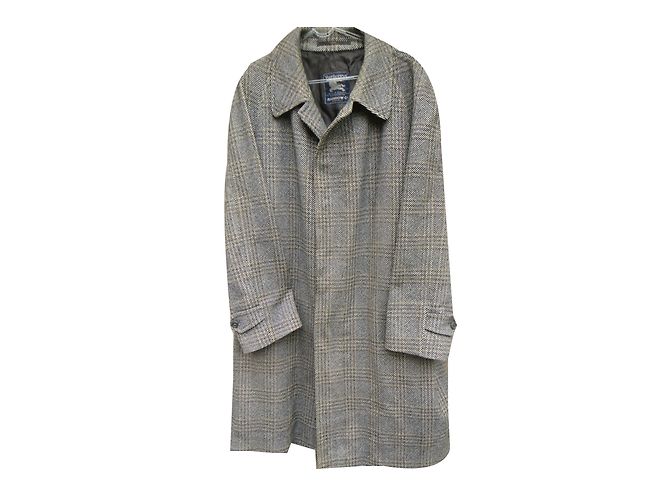 Burberry Wool Coat Grey XXL