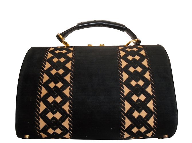 Autre Marque Borsa Roberta Di Cameroni in velluto e pelle Multicolore 
