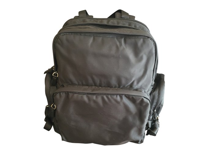Prada Backpack new Black Nylon  ref.43482