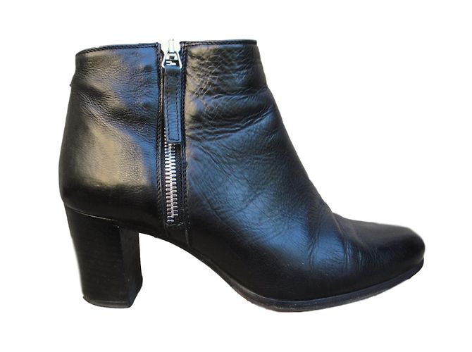 Stivaletti Heschung Erin in pelle nera Nero