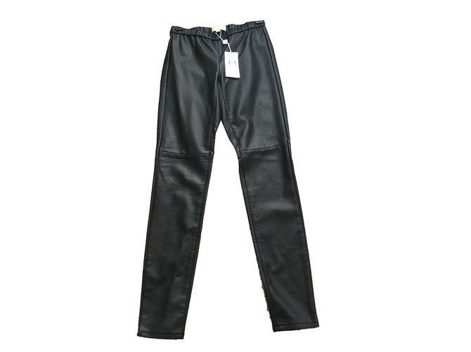 Michael Kors Pantalons Viscose Noir  ref.43658