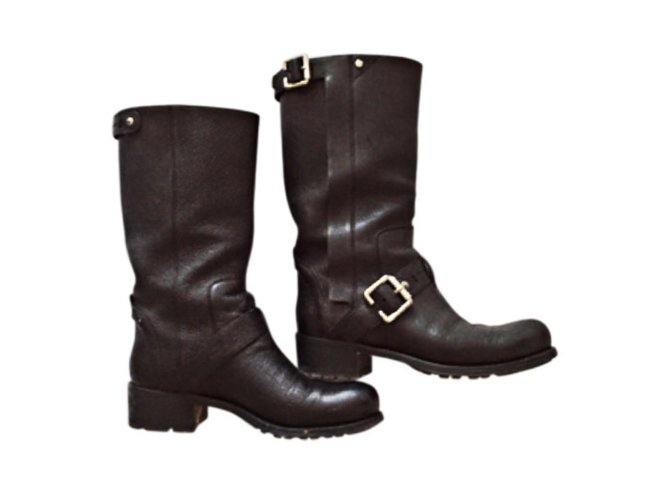 Dior Biker boots Ankle Boots Leather 