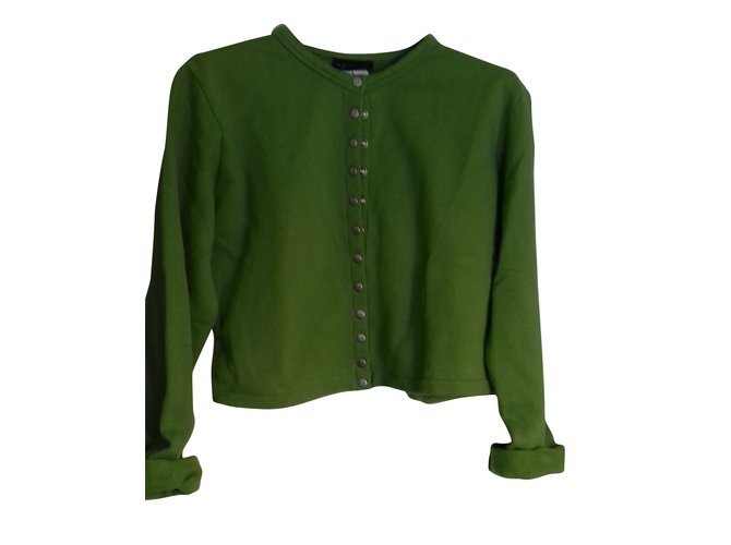 Agnès b. Knitwear Green Cotton  ref.43797