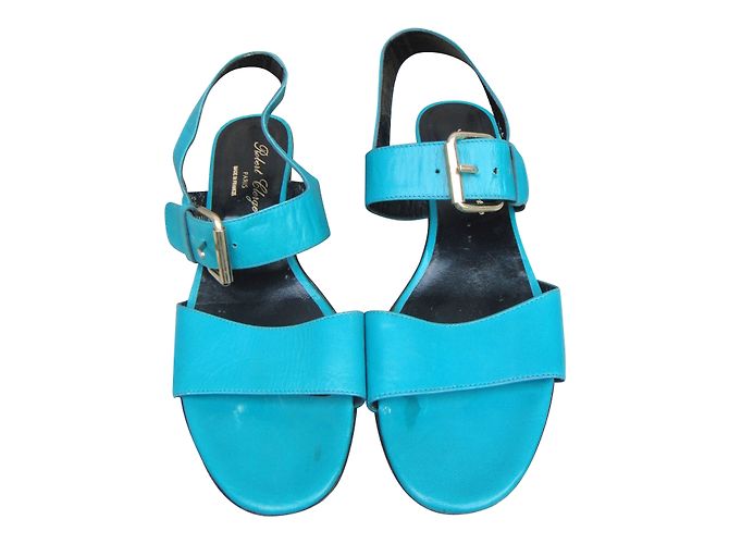 Sandali Robert Clergerie in pelle blu