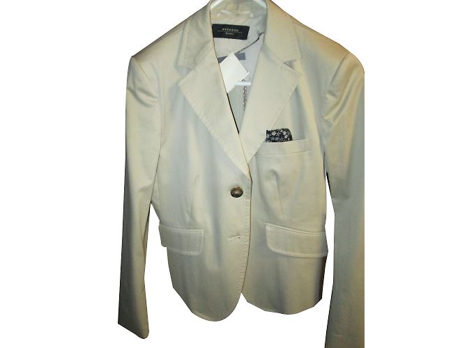 Weekend Max Mara Baumwolljacke Popeline Beige