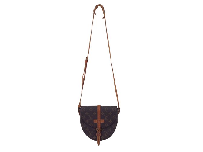 Louis Vuitton Handbags Brown Leather  ref.44045