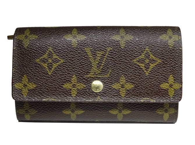 Louis Vuitton borse, portafogli, casi Caramello Pelle  ref.44072