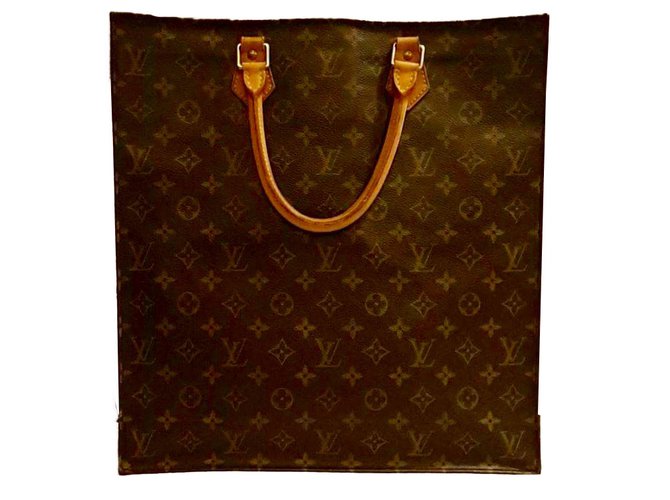 Louis Vuitton Sac à main Toile Marron clair  ref.44074