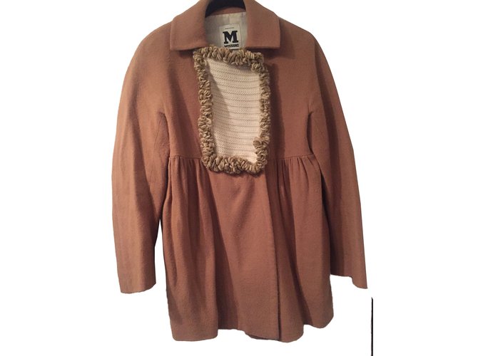 Missoni Coats, Outerwear Caramel Wool  ref.44153