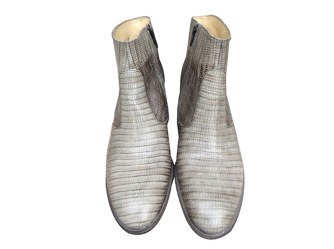 Botas Free Lance Demy 7 de piel gris