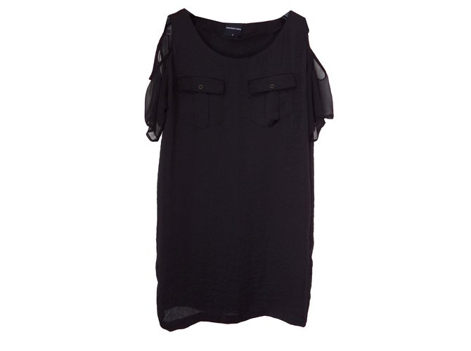 American Retro Dress Black Polyester  ref.44199