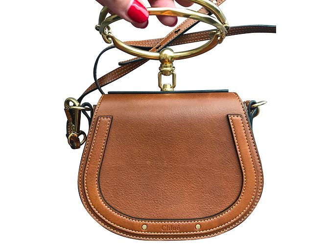Chloé Borsa del Nilo Caramello Svezia Pelle