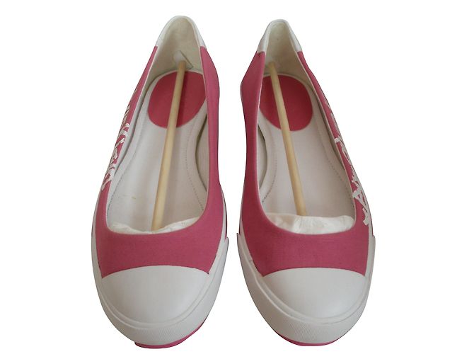 Ballerine Calvin Klein Rosa in Tessuto e Gomma